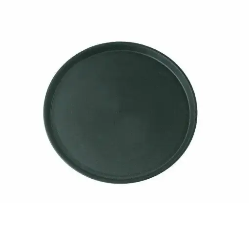 [43723] Tjenerbakke, 35cm, Rund Sort, (1 stk.)