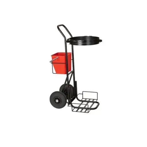 [43990] Feje- & renholdelsesvogn m/ luftgummihjul, Tina Trolleys, (1 stk.)