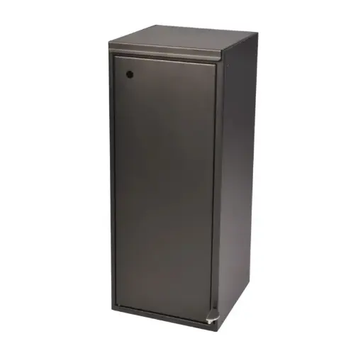 [44011] Affaldsspand m/ pedal, 100 ltr, sort, Tina Trolleys, (1 stk.)