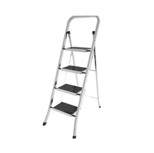 [44121] 4-trins trappestige, max 150kg, alu m/ anti-slip gummi, TüV-GS certificeret, Factotum, (1 stk.)