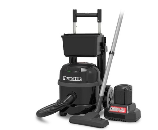 [11245] Ledningsfri støvsuger på batteri, Numatic PBT230NX/1, sort, (1 stk.)