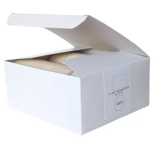 [44348] Aftagelige HACCP labels t/ JUDO håndlabeler, 10 x 1200 stk, 2,6x1,6cm, LabelFresh, (1 pk.)