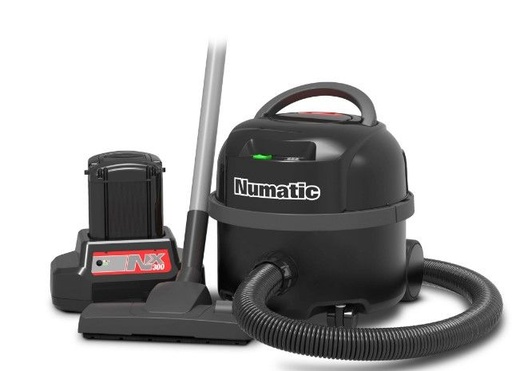 [11248] Ledningsfri støvsuger, batteridrevet, Numatic NBV190NX/1, sort, (1 stk.)
