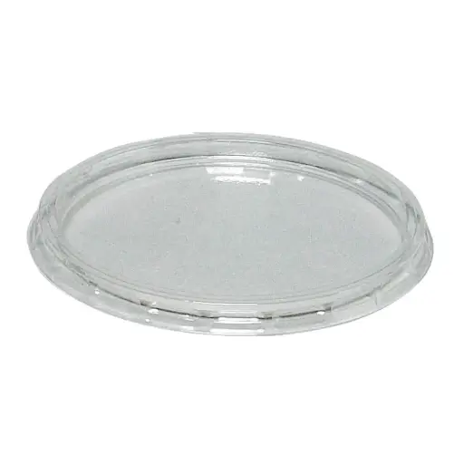 [44425] Låg, Ø9,5cm, klar, RPET, til bæger, (800 stk.)