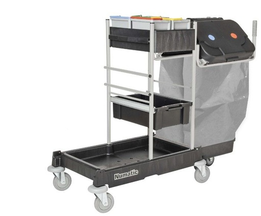 [11319] Rengøringsvogn, Numatic ServoMatic SM1705-240, m. 240 liter affaldsenhed, (1 stk.)