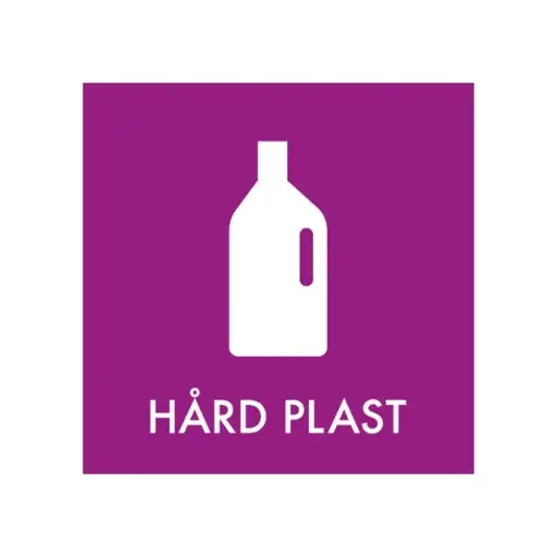 [44842] Affaldspiktogram - hård plast, 15x15cm, NMF, (1 stk.)