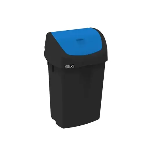 [44847] Affaldsspand med vippelåg, 15 liter, blå, NMF NRW, (1 stk.)