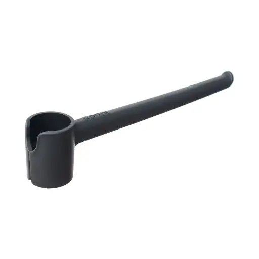 [44946] Karkludholder t/ Ø22-28mm køkkenarmaturer, universal, sort plast, (1 stk.)