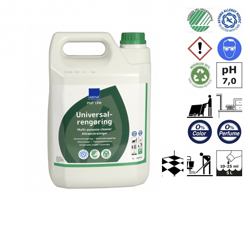 Universalrengøring, 5 l, uden farve og parfume, (1 stk.)