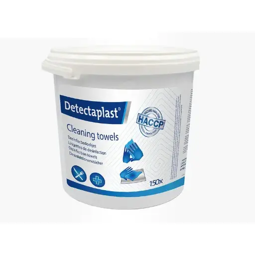 [45667] Desinfektionsservietter, Detectaplast, HACCP-godkendt, (pk á 150 stk.)