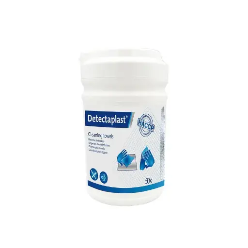 [45669] Desinfektionsservietter, Detectaplast, HACCP-godkendt, (pk á 50 stk.)