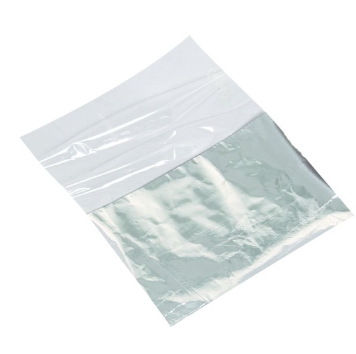 [11487] Pålægsfolie, klar, LDPE/aluminium/virgin, 12x19cm, (1000 stk.)
