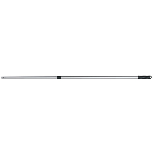 [11468] Teleskopskaft med klik, Vikan, sort, aluminium/PE, 100-180 cm, (1 stk.)