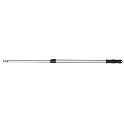 [11478] Teleskopskaft med klik, Vikan, sort, aluminium/PE, 65-110 cm, (1 stk.)