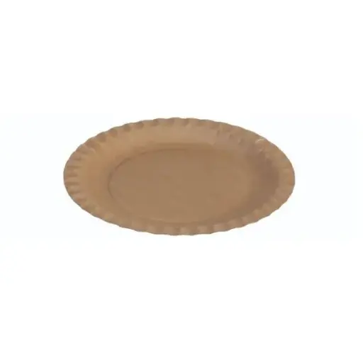 [46452] Paptallerken, flad, Ø18cm, Naturesse, (1000 stk.)