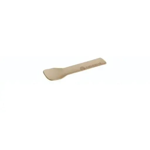 [46479] Isspade, Papir, 9,5cm, "Naturesse" præg, brun, Naturesse, (3000 stk.)