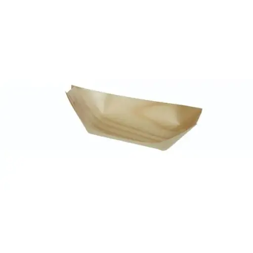 [46484] Træbåd, Poppel, 24,5cm, natur, Naturesse, (1200 stk.)