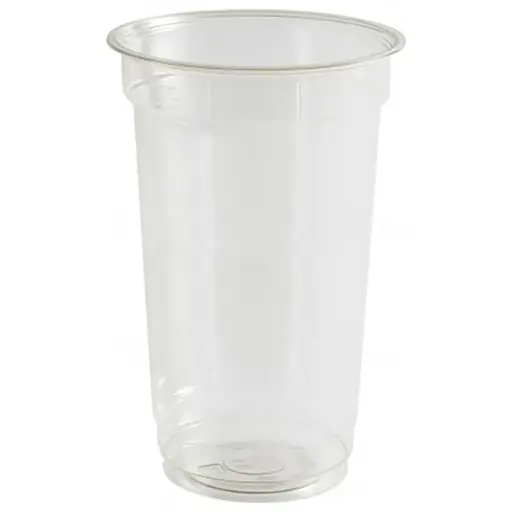 [46494] Plastikkrus, 250ml, Ø78x115mm, RPET, Klar (1250 stk.)
