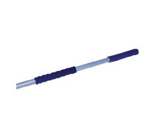 [11611] Teleskopskaft, alu, 100-180 cm, med 2 skumhåndtag, (1 stk.)