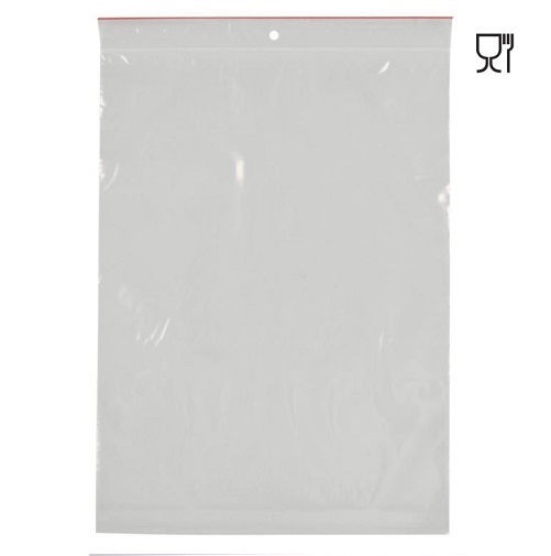 [11594] Lynlåspose, klar, LDPE/virgin, 25x35cm, uden skrivefelt, (200 stk.)