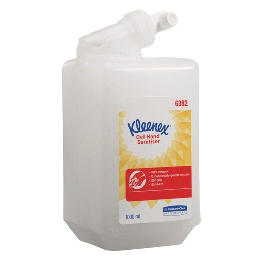 [11792] Hånddesinfektion, Kleenex, 1 l, gel, 1 ml pr. dosering, (1 stk.)