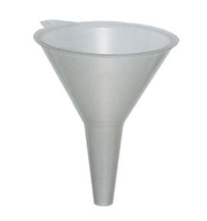 [11806] Tragt, Ø13 cm, PE/Plast, Hvid, (1 stk.)