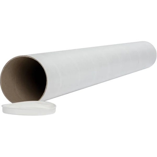 [11863] Paprør til A2, hvid, Ø50x1,5x450mm, (24 stk.)