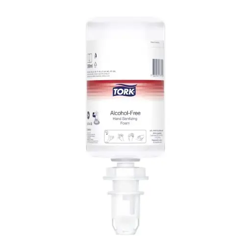 [11898] Hånddesinfektionsskum, Tork S4, 1000 ml, uden alkohol, 0,6 ml pr. dosering, 520402, (1 stk.)