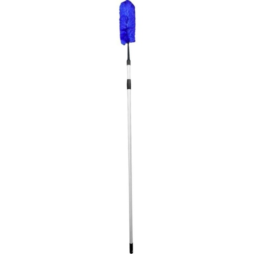 [11873] Afstøver, blå, nylon/plast, 130-250 cm, (1 stk.)