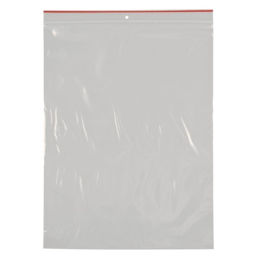 [12015] Lynlåspose, 7 l, klar, LDPE/virgin, 30x40cm, uden skrivefelt, 50 my, (600 stk.)