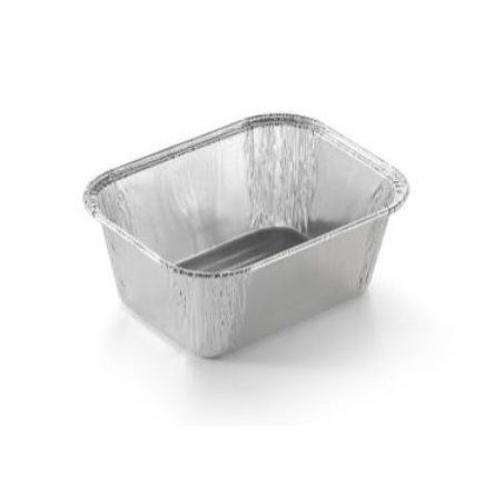 [12042] Foliebakke, 241 ml, rektangulær, aluminium, 10,8x8,3x4,2cm, (1200 stk.)