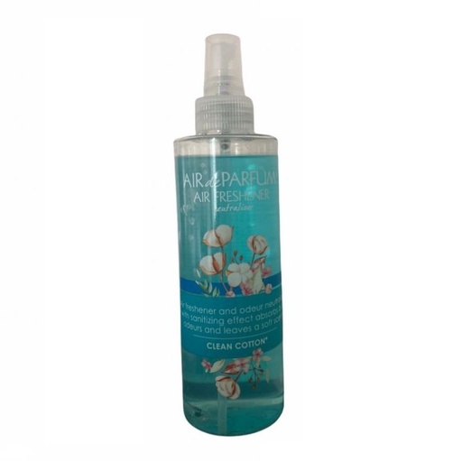 [12068] Lugtfjerner spray - clean cotton, indkapsler og neutraliserer dårlig lugt, 300 ml (1 stk.)