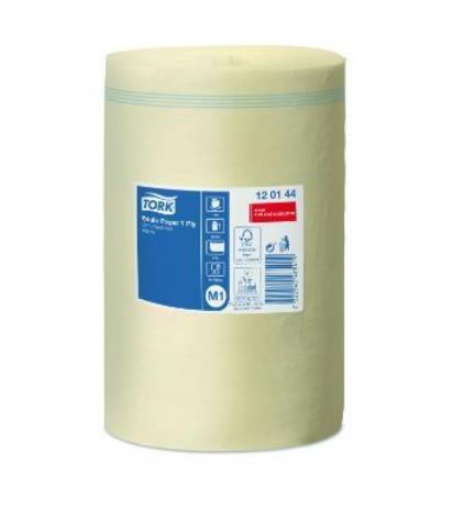[12109] Håndklæderulle, Tork, Basic, M1 mini, 1-lags, 115m, uden Hylse, Gul, (11 stk.)