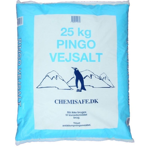 [12122] Vejsalt, Pingo, 0-5mm stensalt, 25 kg, (1 stk.)