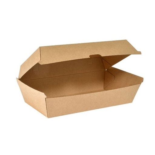 [12124] Madboks, Duni, large, 1100 ml, Brun, 1-Rum, Duni, (180 stk.)