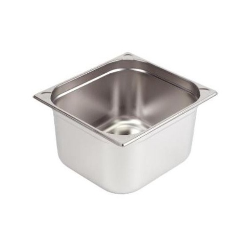[11945] Kantine, 2/3 GN, 12.5 liter, 32.5x35.4x15cm, Rustfrit stål, (1 stk.)