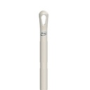 (ARKIVERET) Skaft med gevind, Vikan, 1700mm, Ø34mm, hvid, PP/glas, ultra hygiejnisk, (1 stk.)