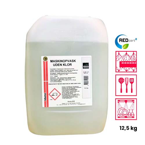 [10217] Maskinopvask, Iduna, 12,5kg/10 liter, uden klor, (1 stk.)