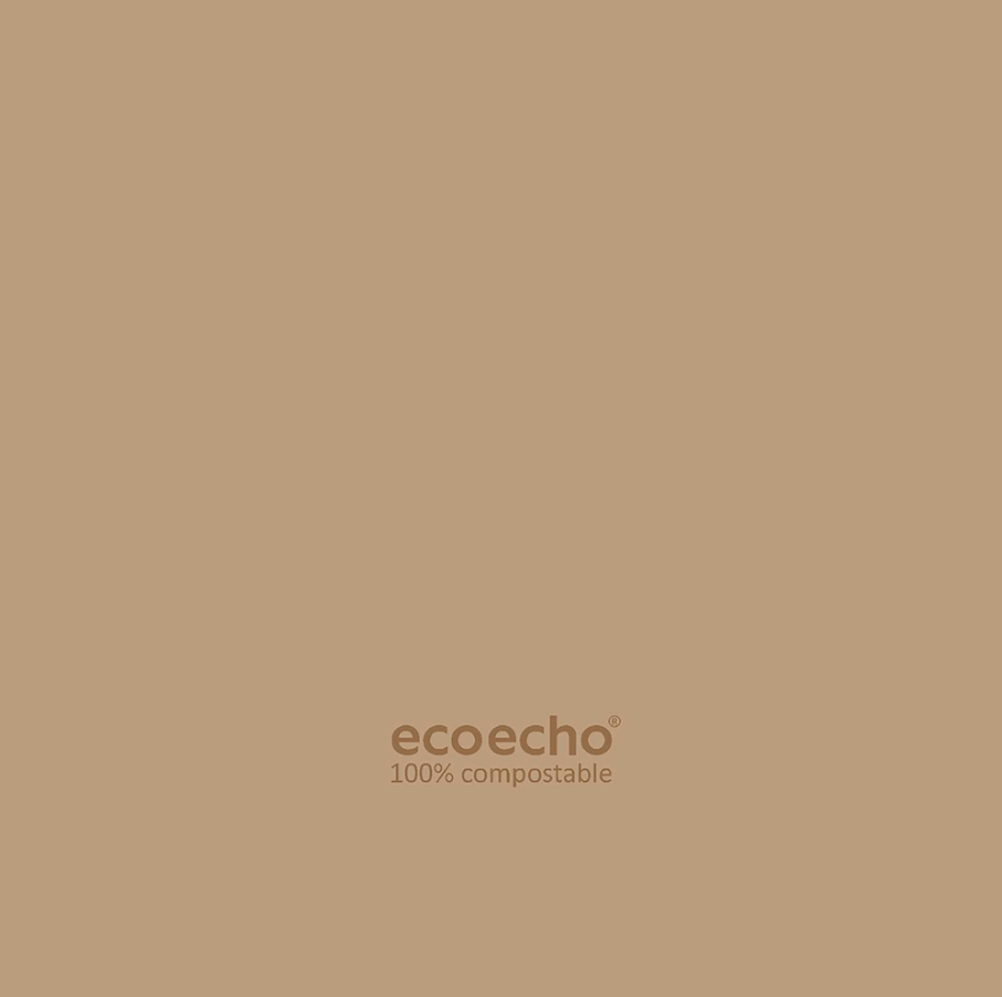 Kaffeserviet, Dunisoft, 1/4 fold, 20x20cm, brun, airlaid, Duni, (2880 stk.)