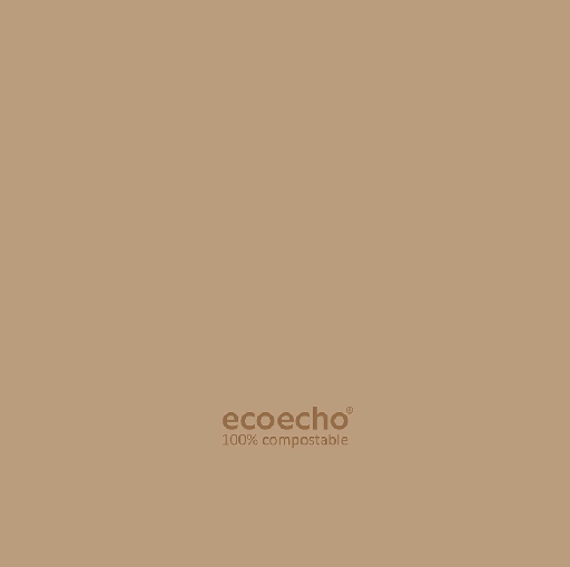 [10432] Kaffeserviet, Dunisoft, 1/4 fold, 20x20cm, brun, airlaid, (2880 stk.)