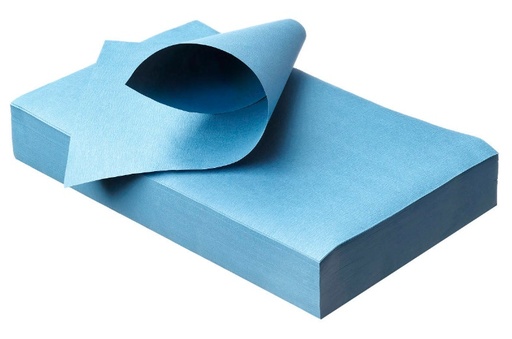 [12201] Bakkepapir, 18x28cm, blå, (250 stk.)