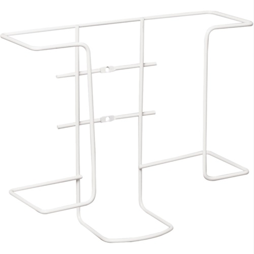 [12219] Handskestativ, hvid, metal, til 2 æsker, ikke justerbar, (1 stk.)