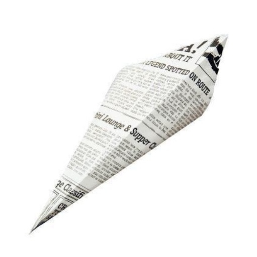 [12228] Kræmmerhus, 29,5x21x21cm, Avistryk, PE-belagt, 50+15gr, (1000 stk.)