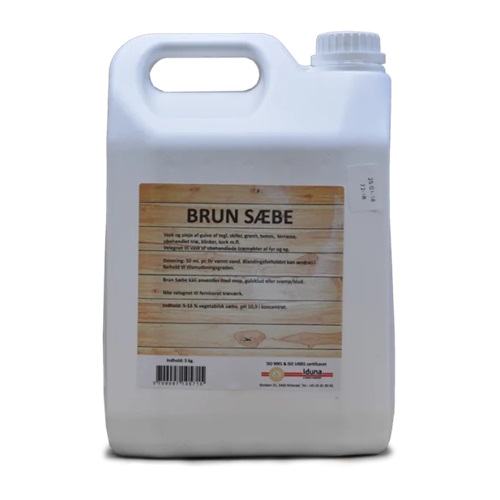 [12375] Brun sæbe, 5L, uden parfume, IDUNA A/S (1 stk)