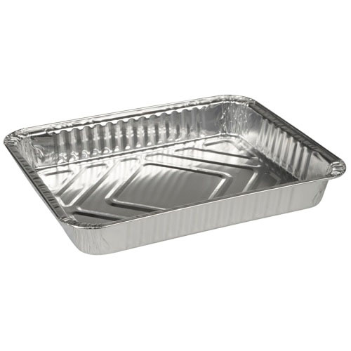 [10360] Alubakke, 22,7x17,8x3cm, aluminium, 1-rum, 930 ml, rektangulær, (1000 stk.)