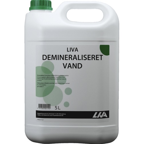 [10348] Demineraliseret vand, Liva, 5 l, (2 stk.)