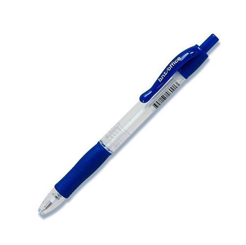 [10519] Kuglepen 0,7 mm, BNT Office, clicktryk blå, blå, (50 stk.)