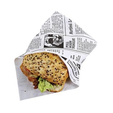 [10388] Wrappingpapir, 37x50cm, "Avis Papir"-tryk, 45+6g HD, (1000 stk.)