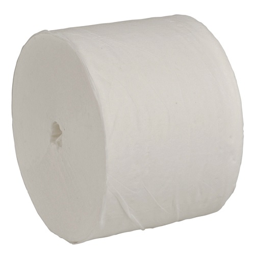 [10445] Toiletpapir, 2-lags, 100m x 9cm, Ø13,3cm, hvid, 100% nyfiber, uden hylse, (36 stk.)