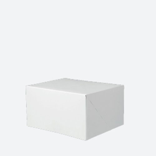 [13410] Kageæske, quick open, hvid, 13x11x7cm, S, 200 stk.
